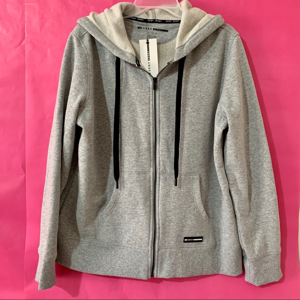 NWT DKNY Sport Gray Sweater Size XL